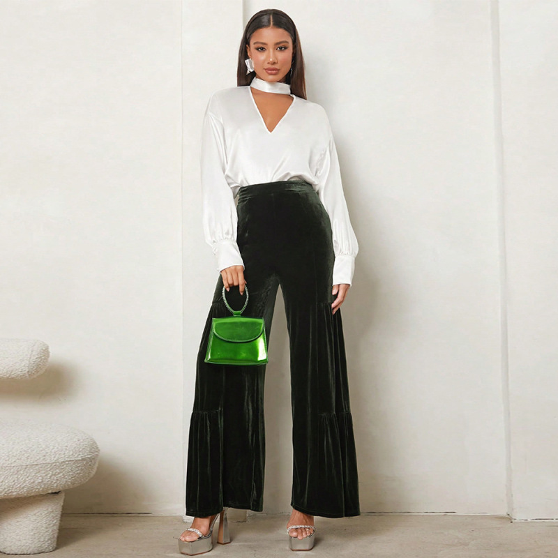 パンツ AVANDRESS Felt 3D Pigment Wide Pants 3COL Designer fashion, Seoul-fully created | W Concept