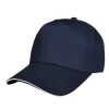 Navy Blue White Edge