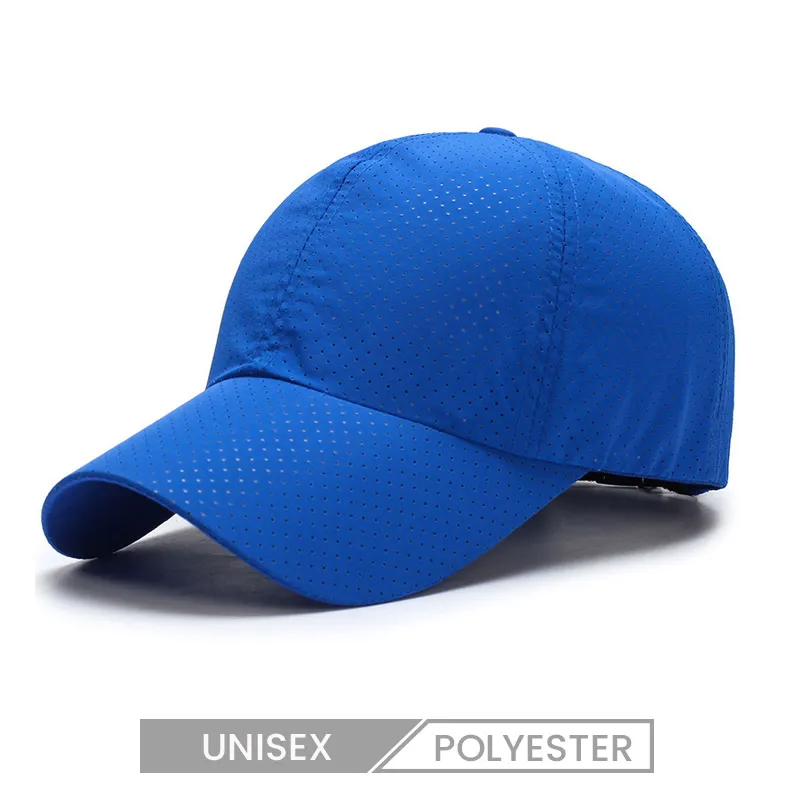 Quick Dry Baseball Cap Outdoor Mesh Unisex Printed Logo Custom Cap