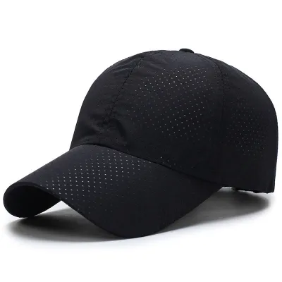 Quick Dry Baseball Cap Outdoor Mesh Unisex Printed Logo Custom Cap