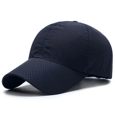 Quick Dry Baseball Cap Outdoor Mesh Unisex Printed Logo Custom Cap