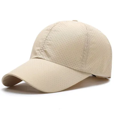 Quick Dry Baseball Cap Outdoor Mesh Unisex Printed Logo Custom Cap