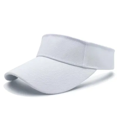 Summer Cotton Empty Top Advertising Printing Logo Custom Sun Hat Cap Visor