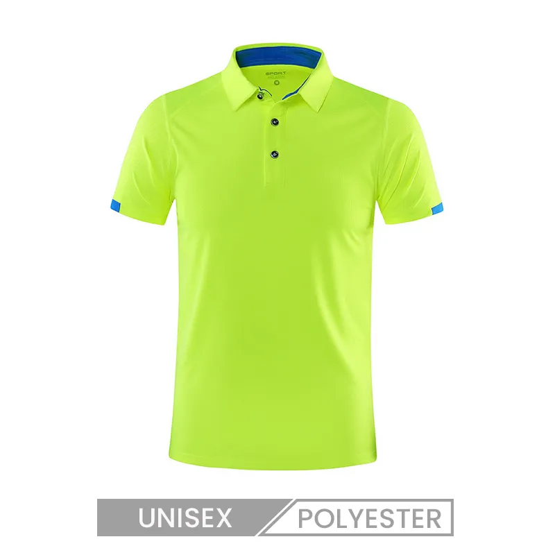 Unisex Quick-Drying Polo Collar Custom Sports Tennis Clothes Short Sleeve Shirt