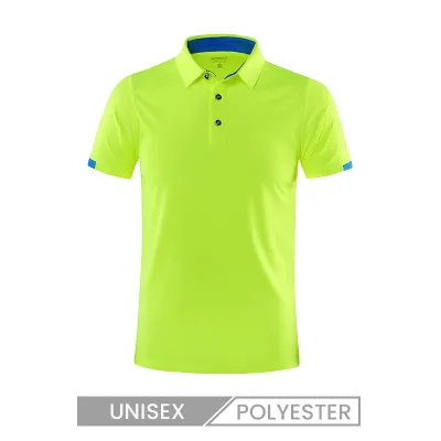 Unisex Quick-Drying Polo Collar Custom Sports Tennis Clothes Short Sleeve Shirt
