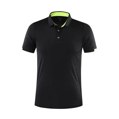 Unisex Quick-Drying Polo Collar Custom Sports Tennis Clothes Short Sleeve Shirt