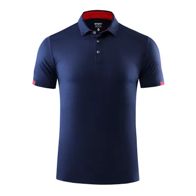 Unisex Quick-Drying Polo Collar Custom Sports Tennis Clothes Short Sleeve Shirt