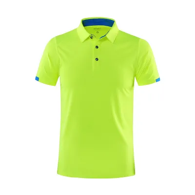 Unisex Quick-Drying Polo Collar Custom Sports Tennis Clothes Short Sleeve Shirt