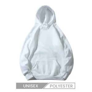 Custom Logo Unisex Casual Loose Solid Color Pullover Hoodie