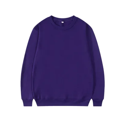 Custom Logo Unisex Casual Loose Solid Color Pullover Hoodie