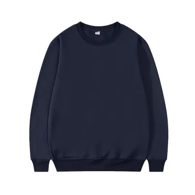 Custom Logo Unisex Casual Loose Solid Color Pullover Hoodie