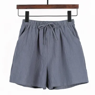 Summer Women Casual Loose Wide-Leg Shorts