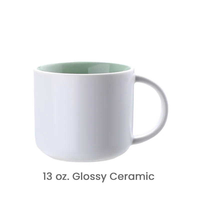 13 oz. Personalized Creative Custom Logo Glossy Ceramic Mug