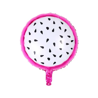 18 Inch Cartoon Watermelon Strawberry Fruit Shape Aluminum Film Balloon Summer Theme Party Venue Layout