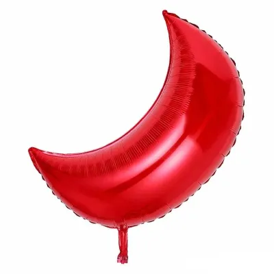 32 Inch Moon Aluminum Film Balloon Festival Party Venue Decoration