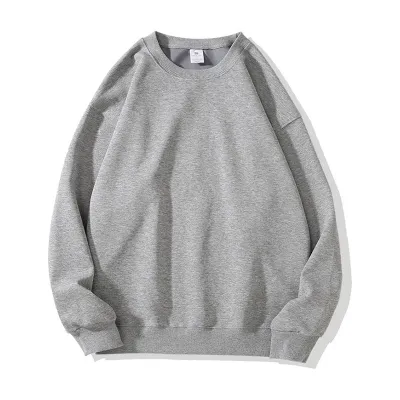 Custom Logo Women Men Unisex Casual Solid Color Sweatshirts