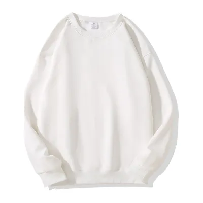 Custom Logo Women Men Unisex Casual Solid Color Sweatshirts