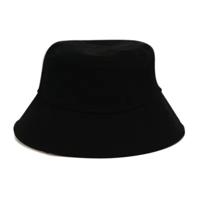 High Quality Solid Color Outdoor Sunshade Custom Embroidered Logo Bucket Hat