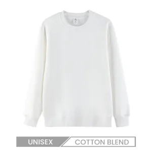 Custom Logo Unisex Casual Solid Color Pullover Sweatshirts