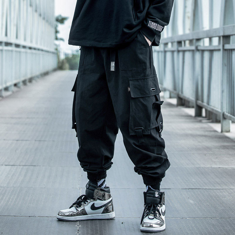 パンツ OFF-WHITE BLACK STRETCH POLYESTER BLEND CARGO PANT Off-White Black Stretch Polyester Blend Cargo Pant – LOZURI®