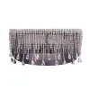 AB Tassle Chain Black Frame Grey Pieces