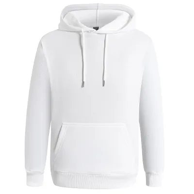 Custom Logo 300g Heavyweight Casual Solid Color Pullover Hoodie for Men and Women