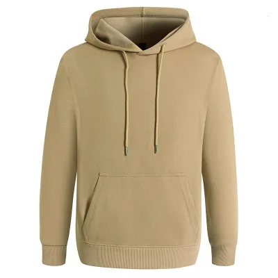 Custom Logo 300g Heavyweight Casual Solid Color Pullover Hoodie for Men and Women