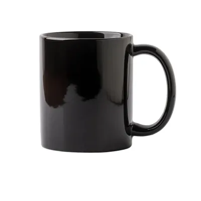 12 oz. Custom Logo Creative Solid Color Glossy Coffee Mug