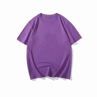 Men Casual Basic Solid Color Plus Size Short Sleeve Crewneck Loose Fit T-Shirt