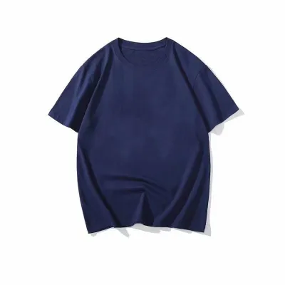 Men Casual Basic Solid Color Plus Size Short Sleeve Crewneck Loose Fit T-Shirt