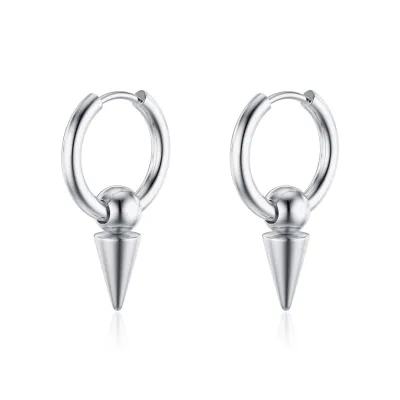 Women Fashion Stainless Steel Electroplated Pointed Ear Bone Nail Body Piercing Jewelry