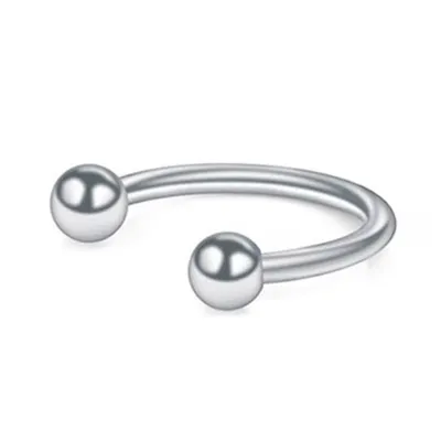 Women Fashion Stainless Steel C-Type Lip Ring Horseshoe Body Piercing Jewelry