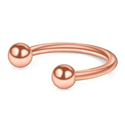 Women Fashion Stainless Steel C-Type Lip Ring Horseshoe Body Piercing Jewelry