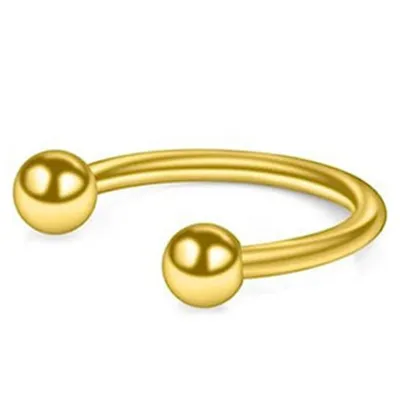 Women Fashion Stainless Steel C-Type Lip Ring Horseshoe Body Piercing Jewelry