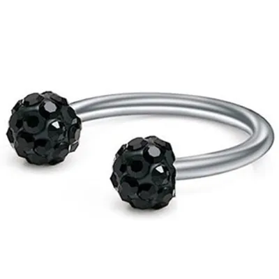 Women Fashion Stainless Steel C-Type Lip Ring Horseshoe Body Piercing Jewelry