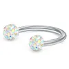 AB Color Soft Ceramic Ball 1.2*8*3