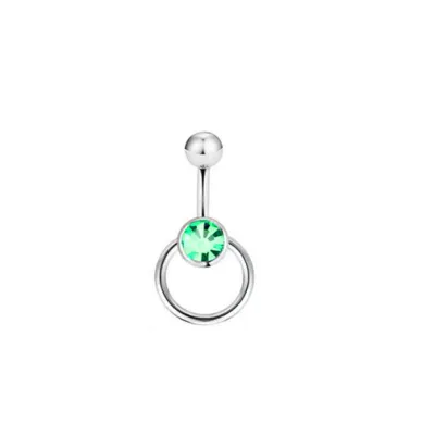 Women Fashion Stainless Steel Belly Button Ring Body Piercing Jewelry
