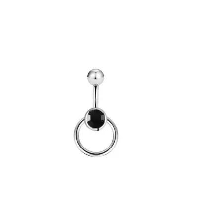 Women Fashion Stainless Steel Belly Button Ring Body Piercing Jewelry