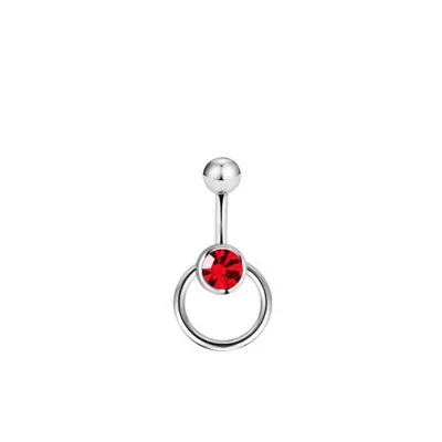 Women Fashion Stainless Steel Belly Button Ring Body Piercing Jewelry