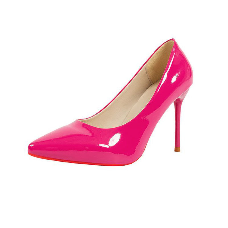 Wholesale Women Fashion Plus Size Pointed Toe Stiletto Heel Pumps