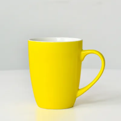 12 oz. Custom Logo Simple Frosted Ceramic Mug