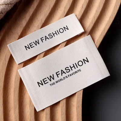 Single Color Labels For Clothing