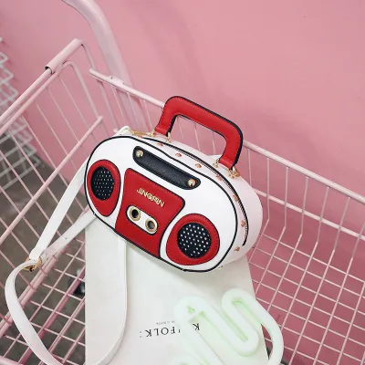 Women Fashion Cartoon Recorder Creative Shaped Crossbody Bag