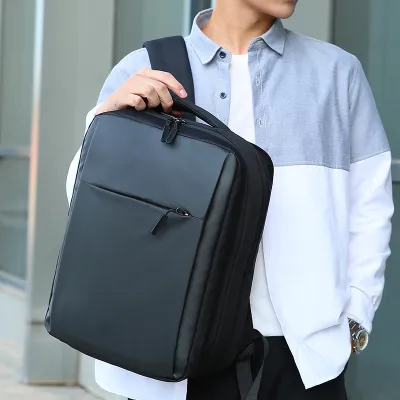 Men Fashion Casual Business Commuter Oxford Backpacks Bag
