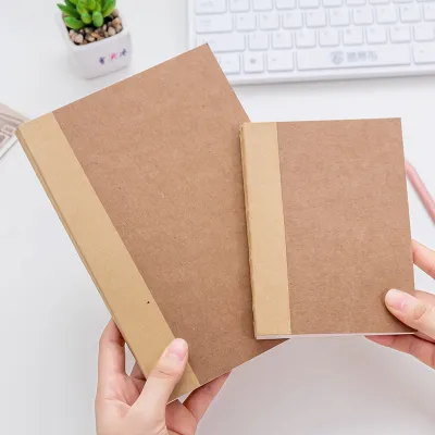 A5A6 Simple Retro Kraft Paper Hand-Painted Notebook