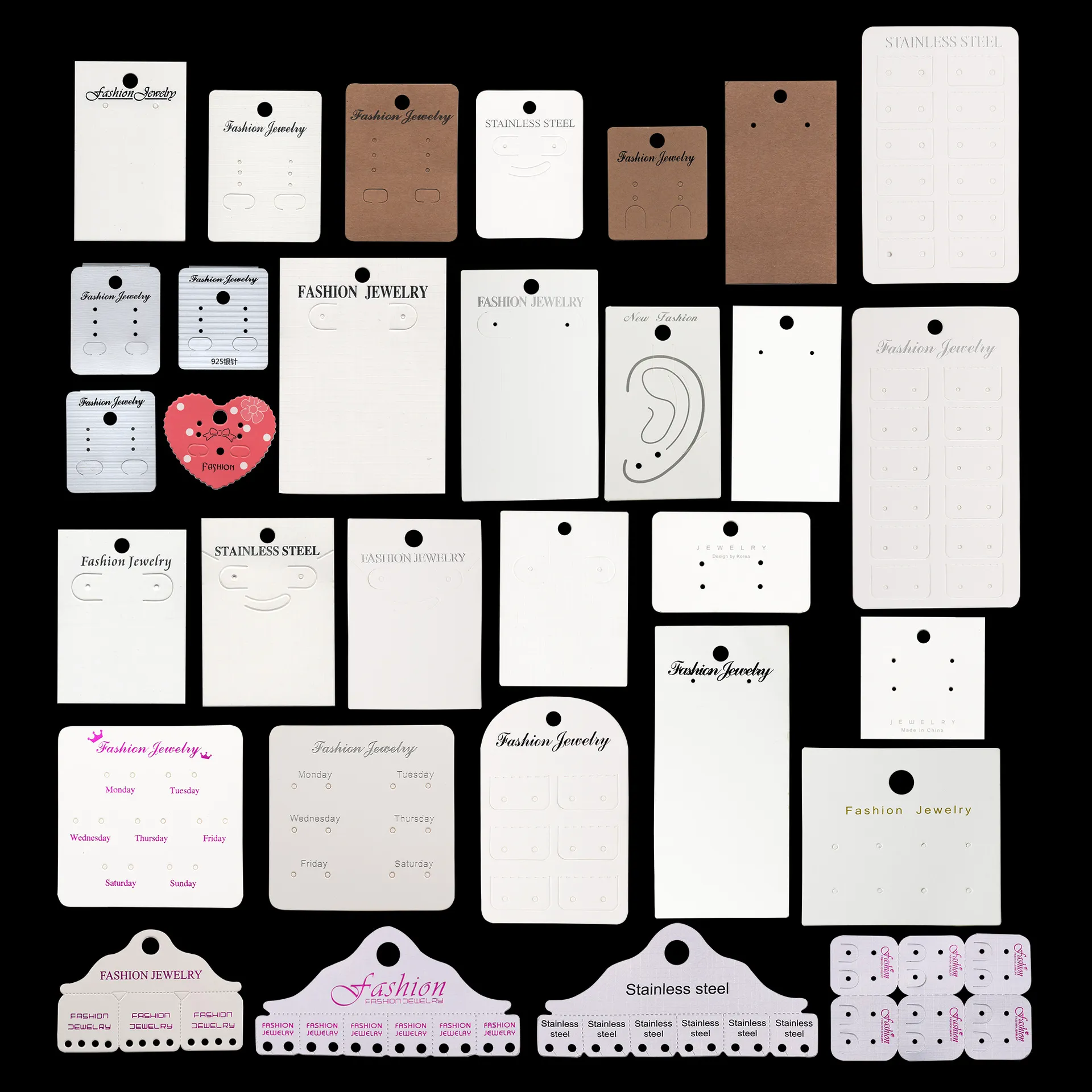 Tags Cards For Fashion Jewelry