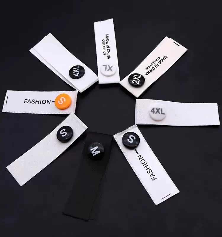 Single Color Size Buckle Label Customization