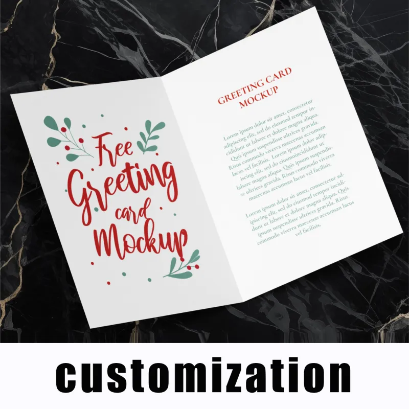 Foldable Custom Thank-You Letter Card After-Sales Card