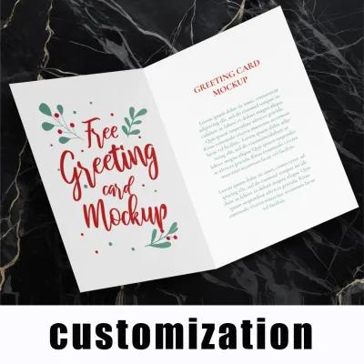 Foldable Custom Thank-You Letter Card After-Sales Card