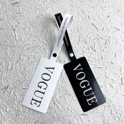 Custom Anti-Theft Buckle Tags Cards For Clothing